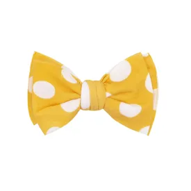 Baby Bling Printed Classic Clip: Yellow Polka Dot