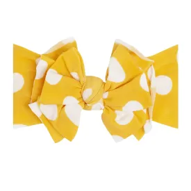 Baby Bling Printed FAB: Yellow Polka Dot