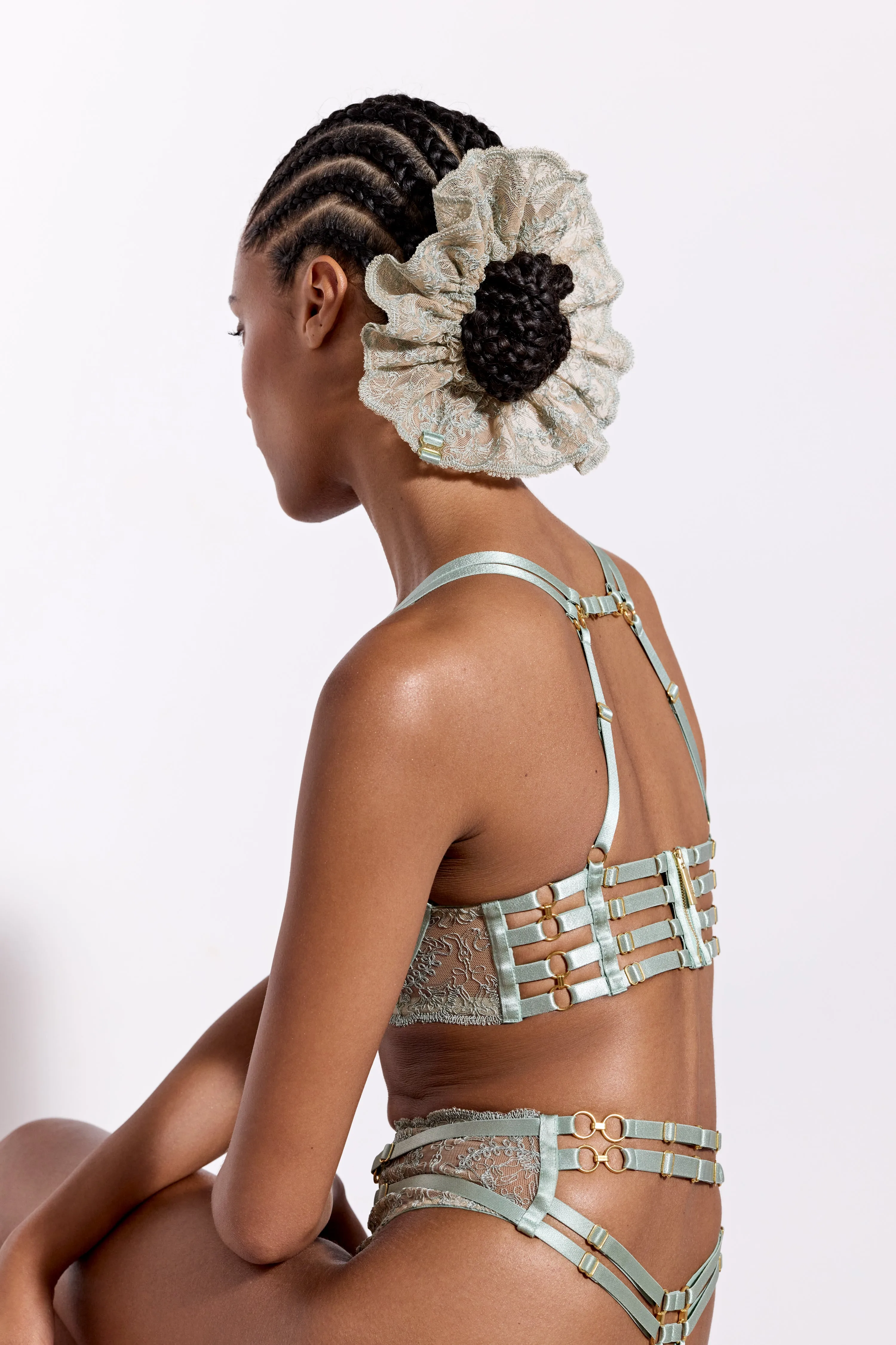 Cymatic Oversized Scrunchie