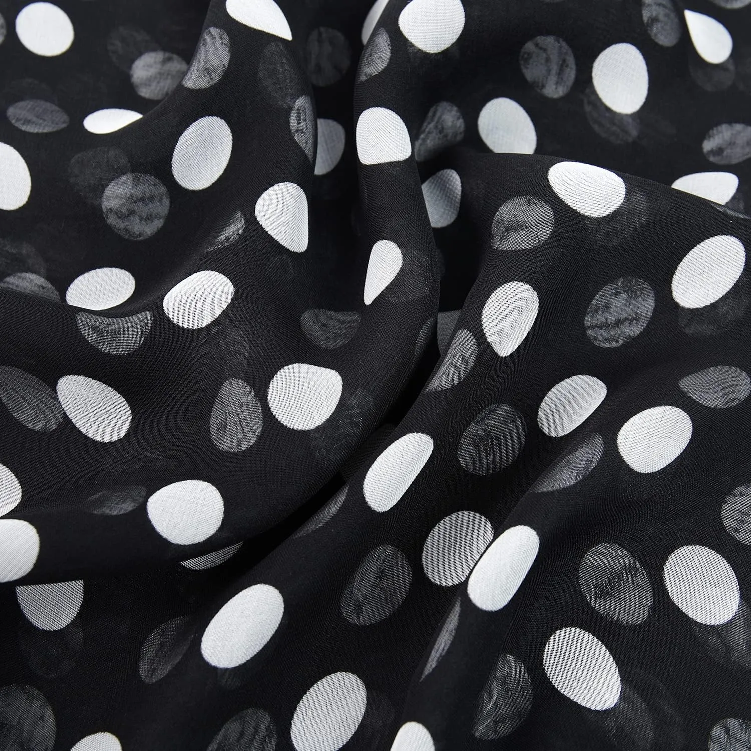E-Clover Women Soft Floral Print Shawl Chiffon Sheer Scarf