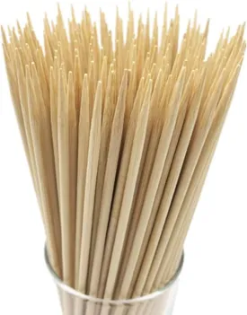 HOPELF 30" Natural Bamboo Skewers Sticks for MarshmallowsS'MoresBBQKabobGrillingBarbecueRoastingCamping.More Size Choices 6"/8"/10"/12"/14"/36"(100 PCS)