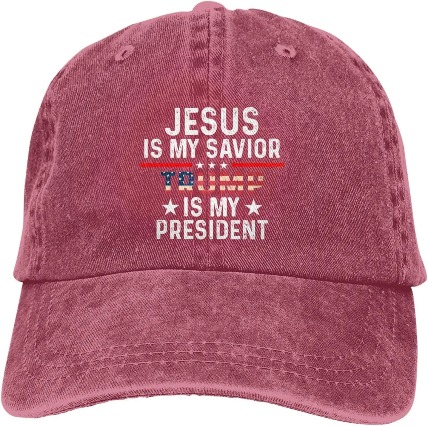 Jesus is My Savior is My President Hat for Men Baseball Hat Fashionable Caps