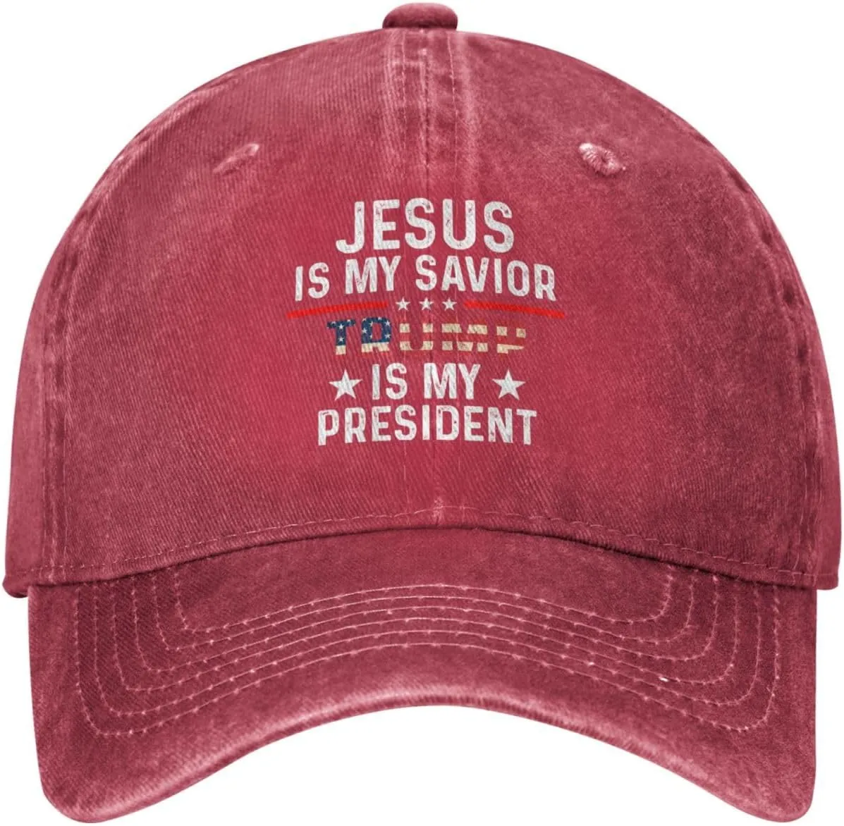 Jesus is My Savior is My President Hat for Men Baseball Hat Fashionable Caps
