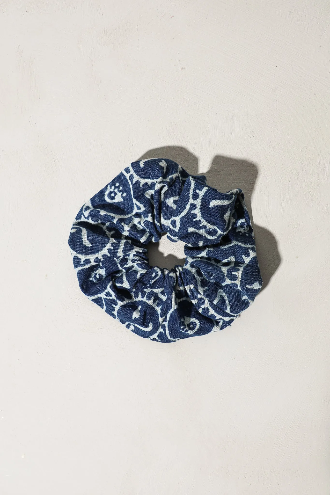 Jumbo Indigo Scrunchie