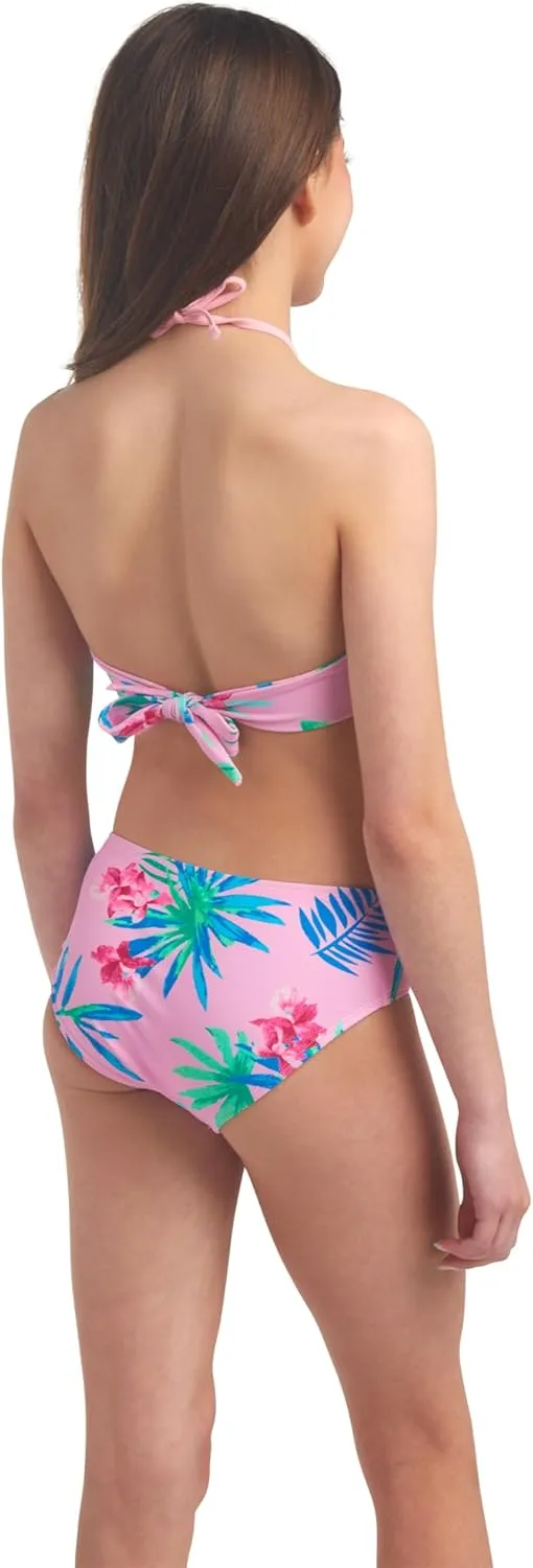 Kanu Surf Girls' Mahina UPF 50  Beach Sport Halter Bikini 2-Piece Swimsuit