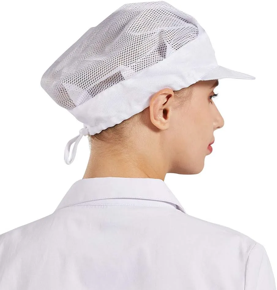 Nanxson 3pcs Unisex Chef Hat Elastic Kitchen Chef Hat Cooking Chef Cap Food Service Hair Net CF9061