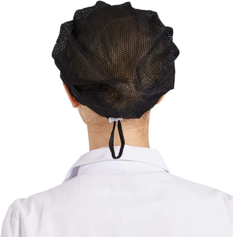 Nanxson 3pcs Unisex Chef Hat Elastic Kitchen Chef Hat Cooking Chef Cap Food Service Hair Net CF9061