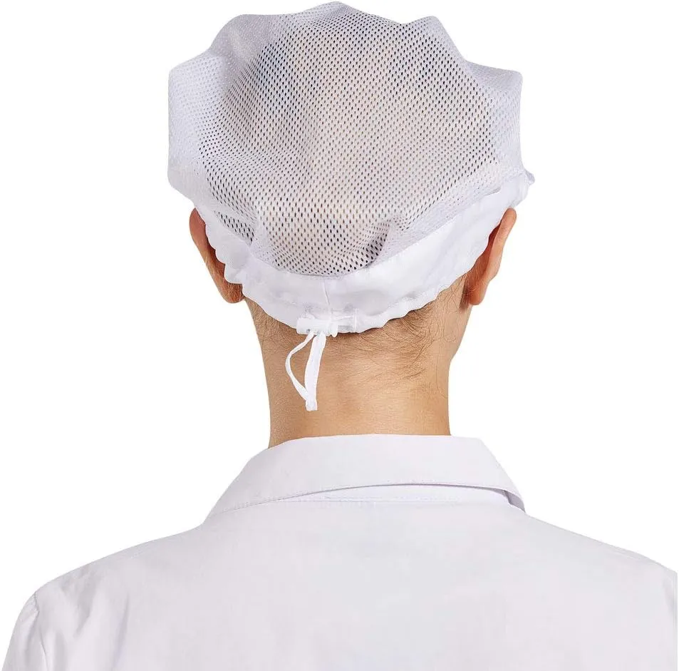 Nanxson 3pcs Unisex Chef Hat Elastic Kitchen Chef Hat Cooking Chef Cap Food Service Hair Net CF9061