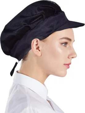 Nanxson 3pcs Unisex Chef Hat Elastic Kitchen Chef Hat Cooking Chef Cap Food Service Hair Net CF9061