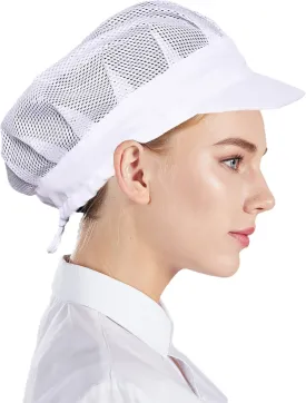 Nanxson 3pcs Unisex Chef Hat Elastic Kitchen Chef Hat Cooking Chef Cap Food Service Hair Net CF9061