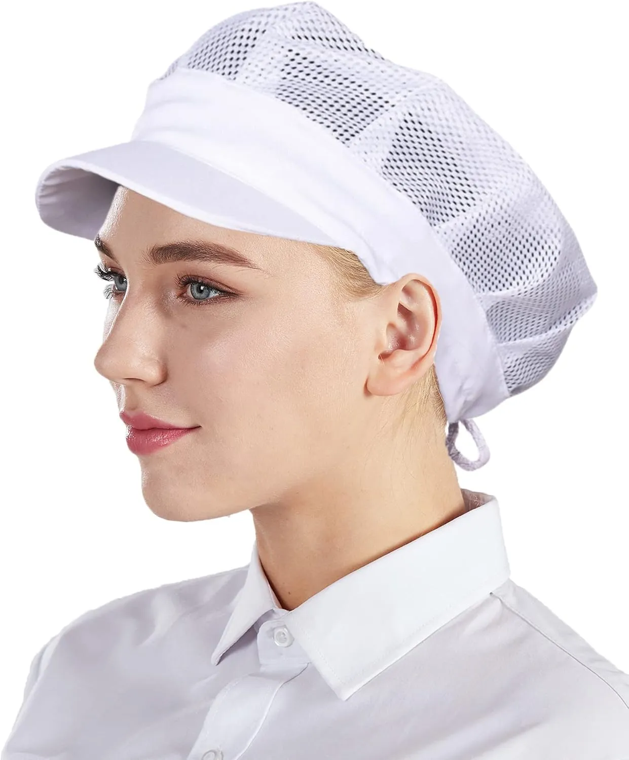 Nanxson 3pcs Unisex Chef Hat Elastic Kitchen Chef Hat Cooking Chef Cap Food Service Hair Net CF9061