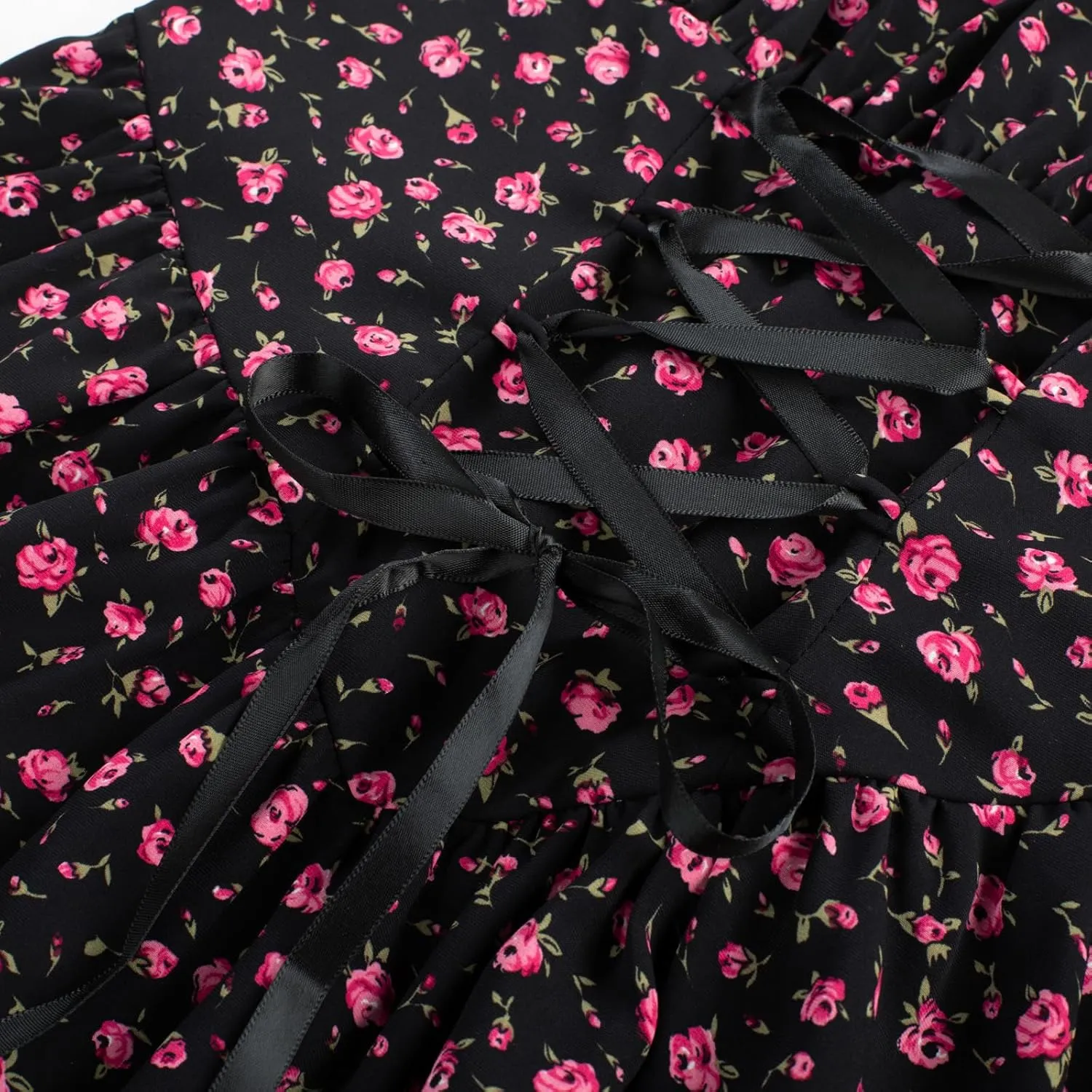 Scarlet Darkness Summer Sundress for Women Floral Sleeveless Spaghetti Strap Dress