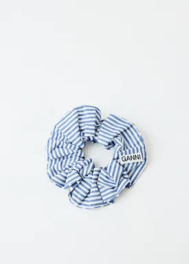 Stripe Cotton Scrunchie