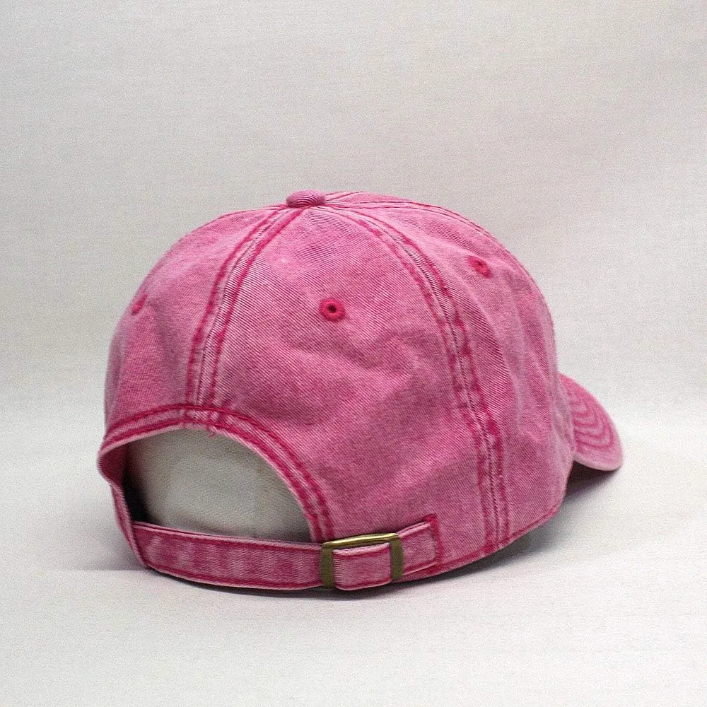 The Vintage Year Snow Washed Cotton Twill Low Profile Adjustable Baseball Cap