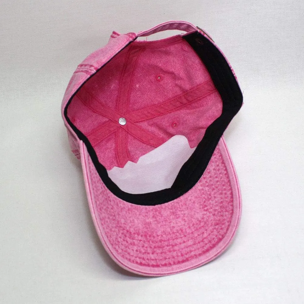 The Vintage Year Snow Washed Cotton Twill Low Profile Adjustable Baseball Cap