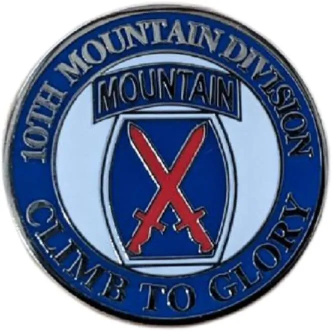 United States Army Infantry & Airborne Divisions 1" Lapel Pin