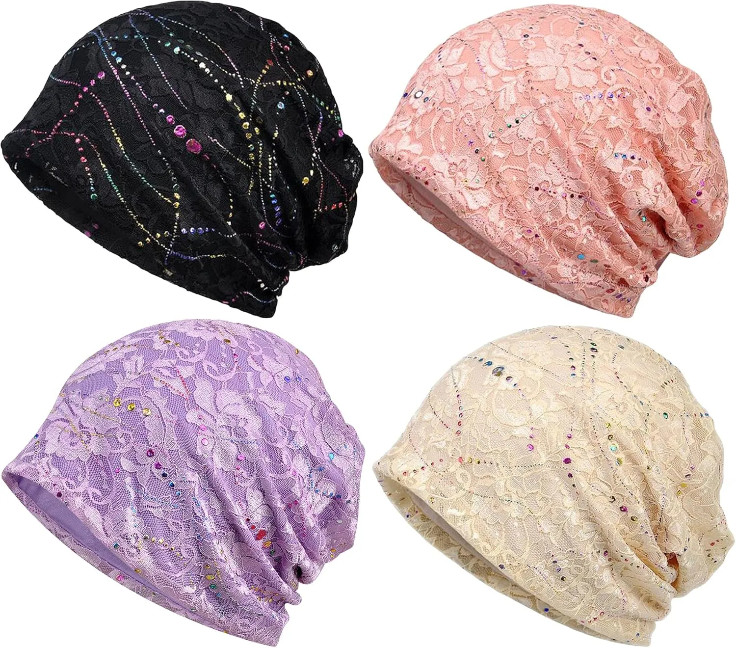 Women's Baggy Slouchy Beanie Chemo Hat Cap Scarf