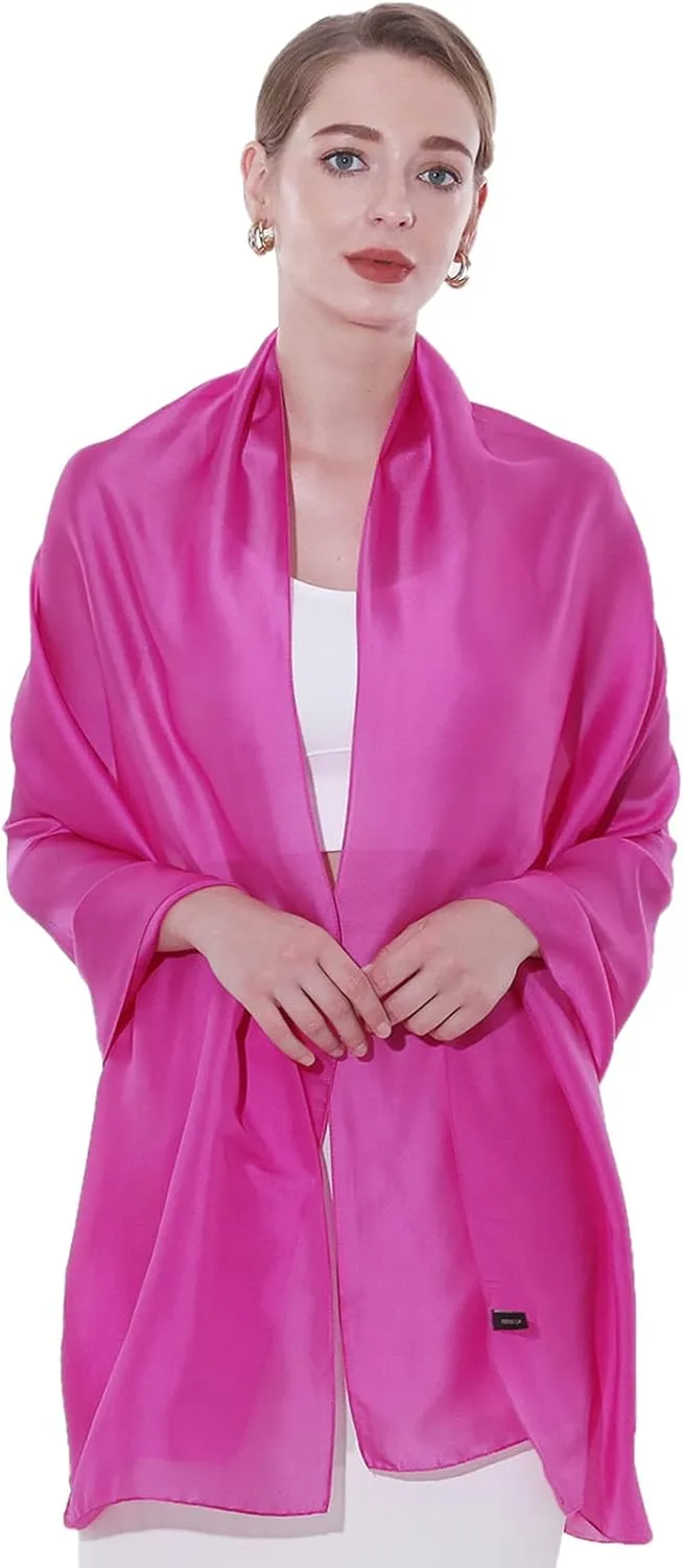 Womens Scarf Pashmina Shawls and Wraps for Evening Dresses Like Chiffon Silk Scarf for Bridal Weddings