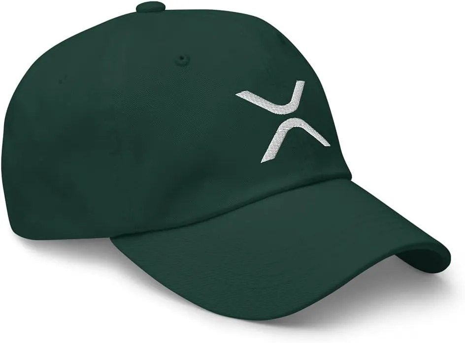 XRP Crypto Embroidered Dad hat Cryptocurrency Baseball Cap