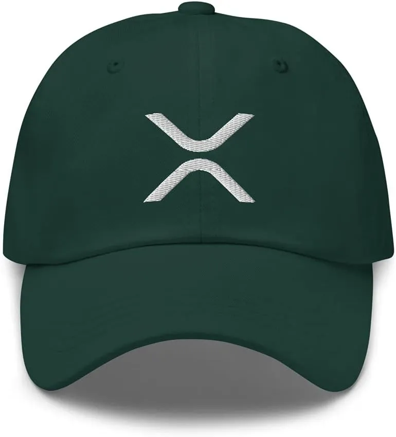 XRP Crypto Embroidered Dad hat Cryptocurrency Baseball Cap