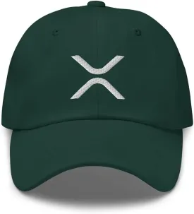 XRP Crypto Embroidered Dad hat Cryptocurrency Baseball Cap