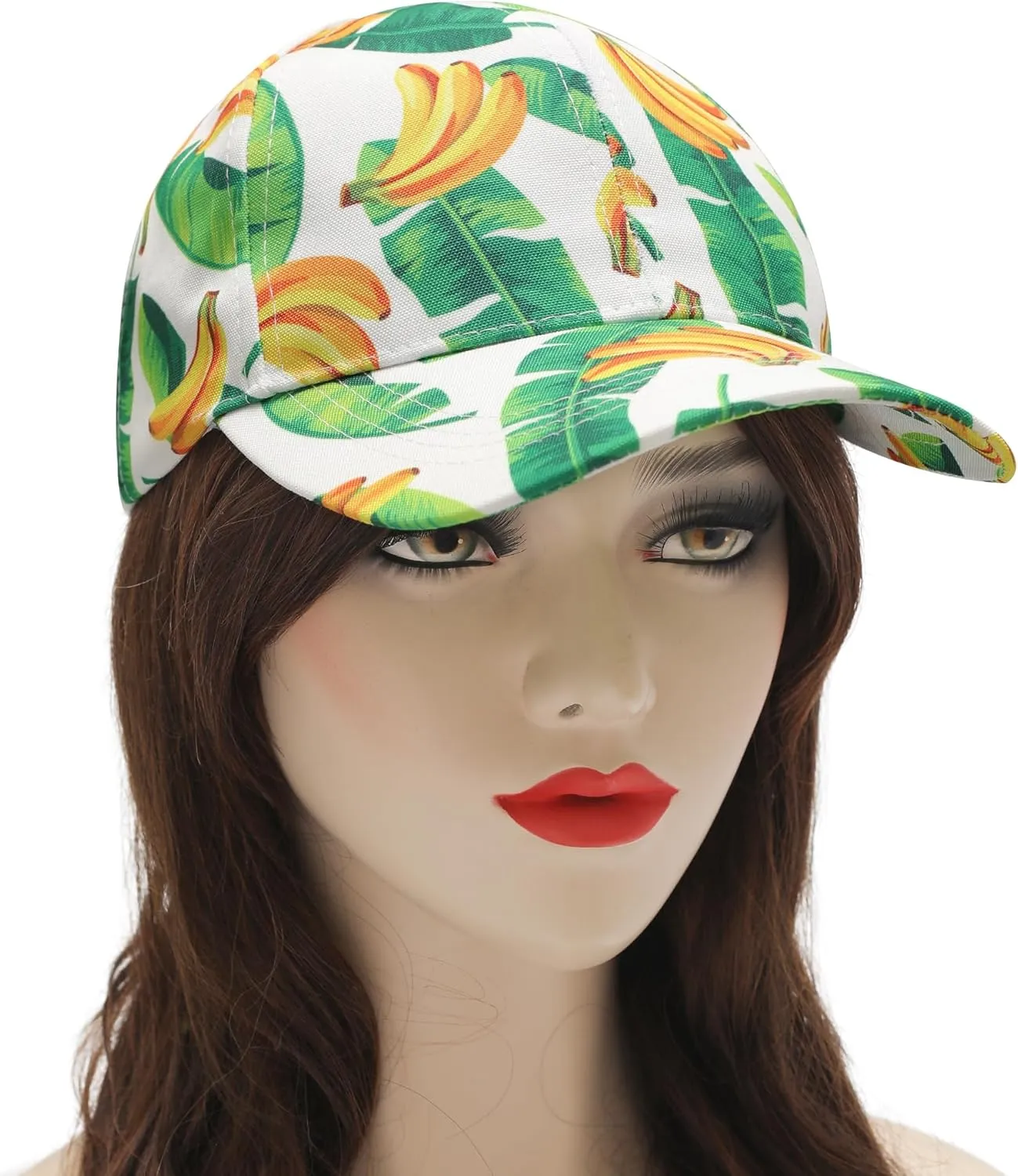 ZLYC Women Fashion Floral Print Baseball Cap Hawaiian Adjustable Snapback Dad Hat
