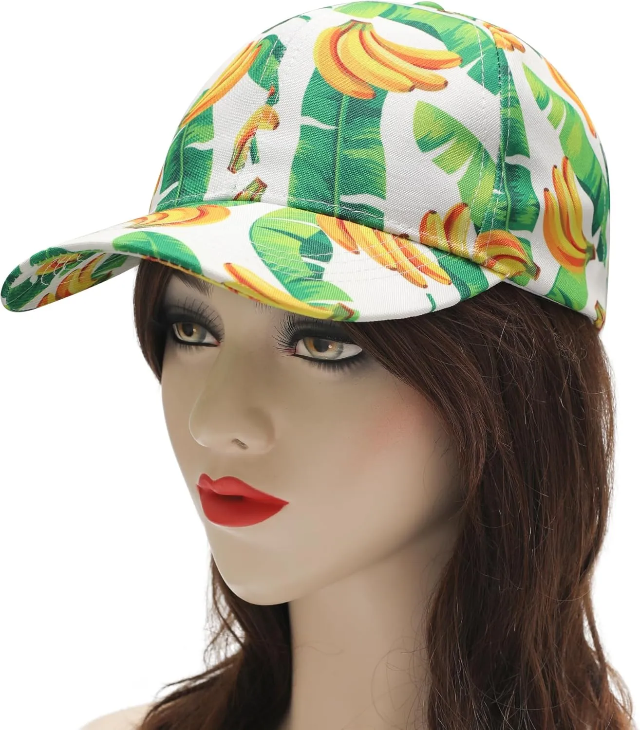 ZLYC Women Fashion Floral Print Baseball Cap Hawaiian Adjustable Snapback Dad Hat