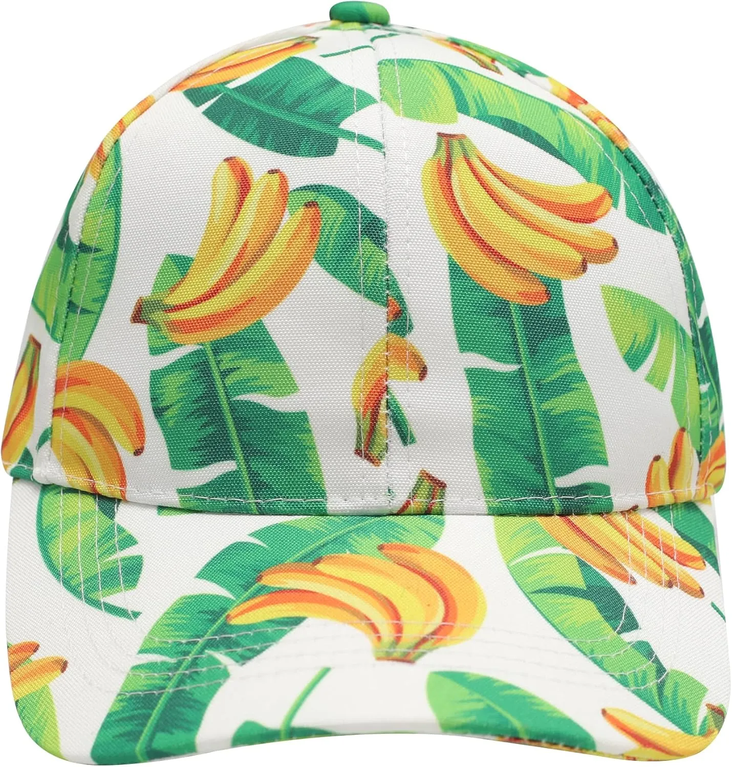 ZLYC Women Fashion Floral Print Baseball Cap Hawaiian Adjustable Snapback Dad Hat